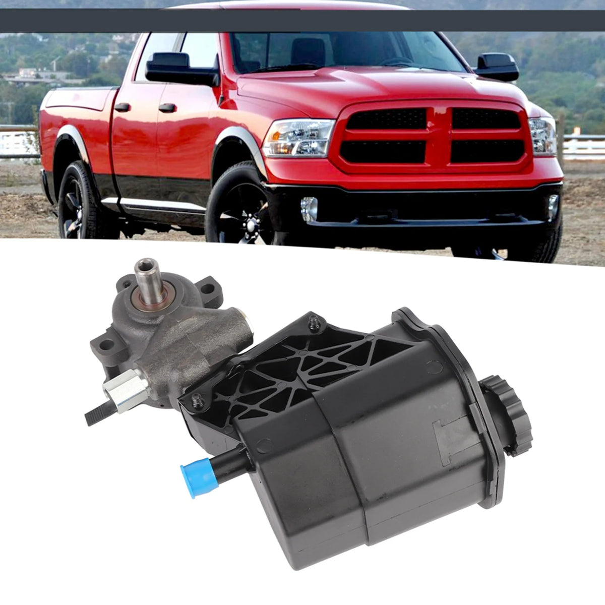 52113364AH 52113454AK Power Steering Pump 52113364AH Accessory Fit for 1500 Pickup 2002 ‑ 2007 P - Automotive LED Light