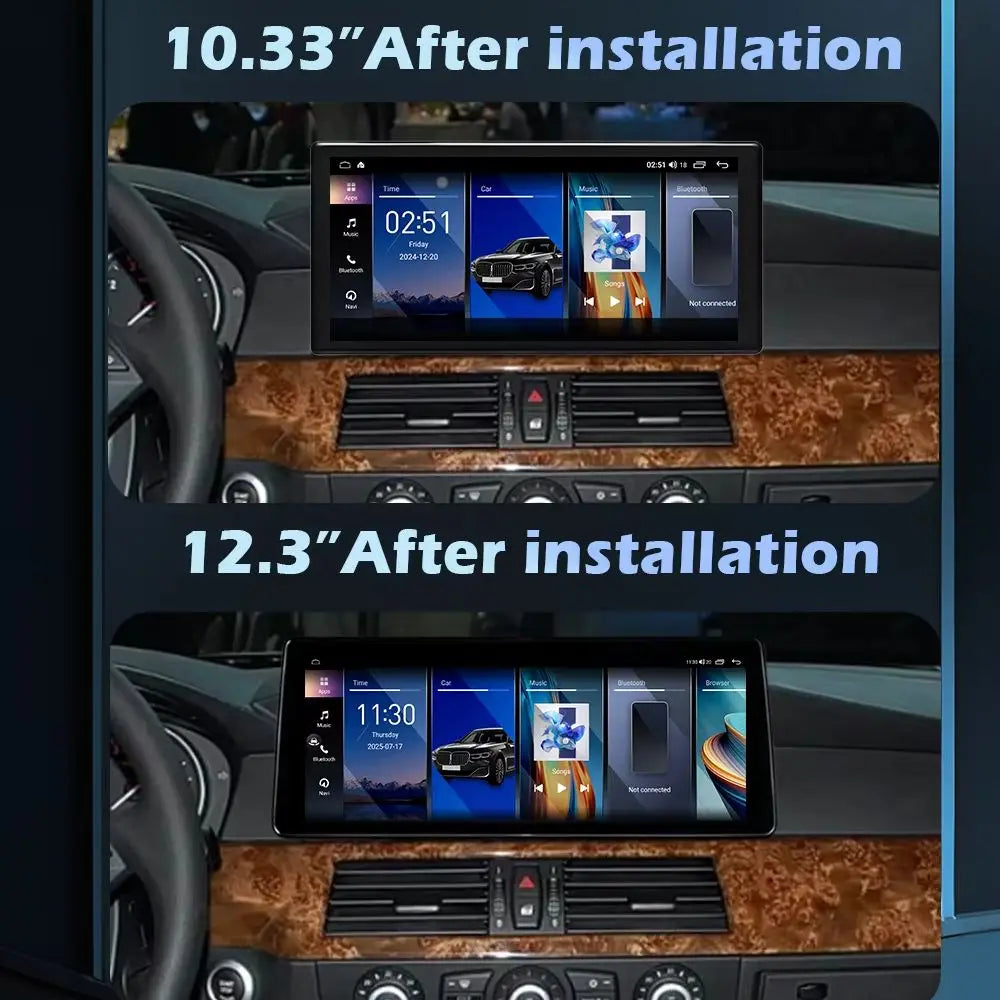 Car Raido Multimedia Wireless CarPlay For BMW 5 Series E60 E61 E62 2005-2008 CCC CIC Syste