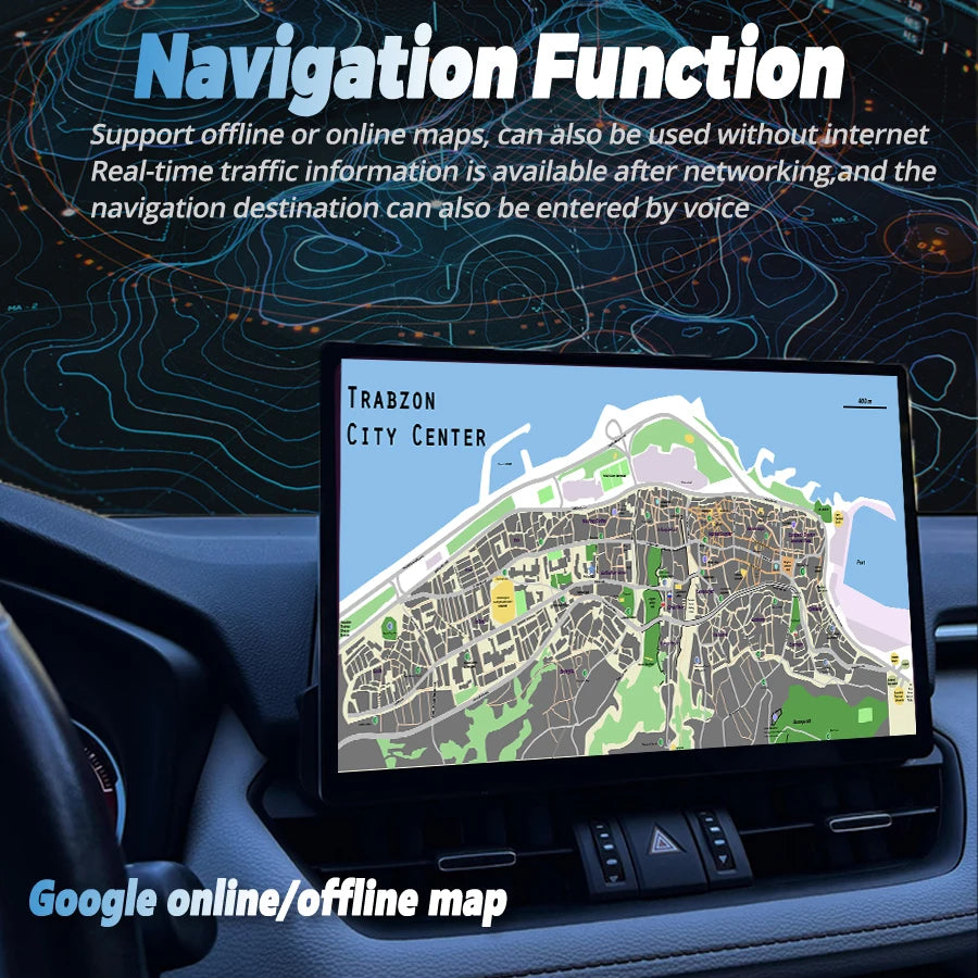 Carplay Car GPS Navi Head Unit 12.5inch Screen For Toyota Rav4 RAV-4 Rav 4 XA50 2018-2022  | AUTOKITSHOP
