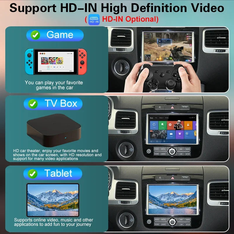 Wireless Carplay & Android Auto For VW Volkswagen Touareg 3G RNS850 2011-2015 Mirror Link