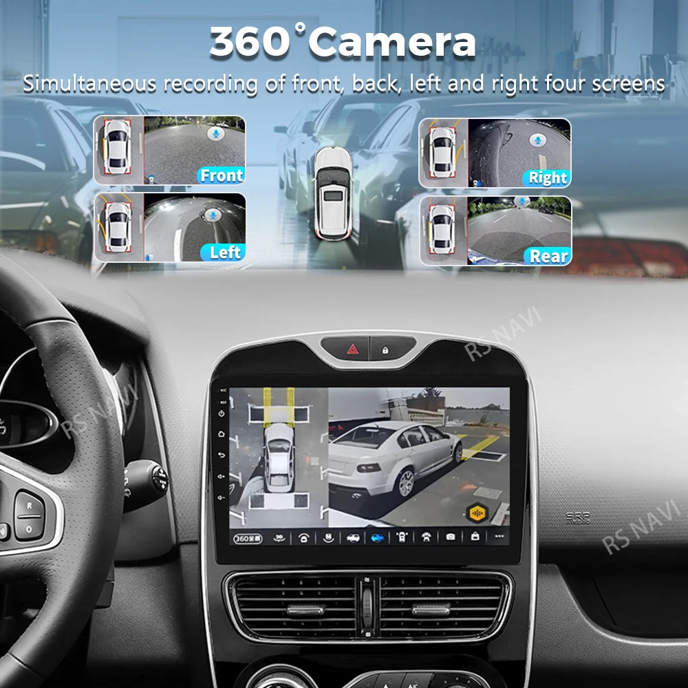 Android 16 For Renault Clio 4 BH98 KH98 2016- 2019 2K QLED Android Car Radio Multimedia Vi
