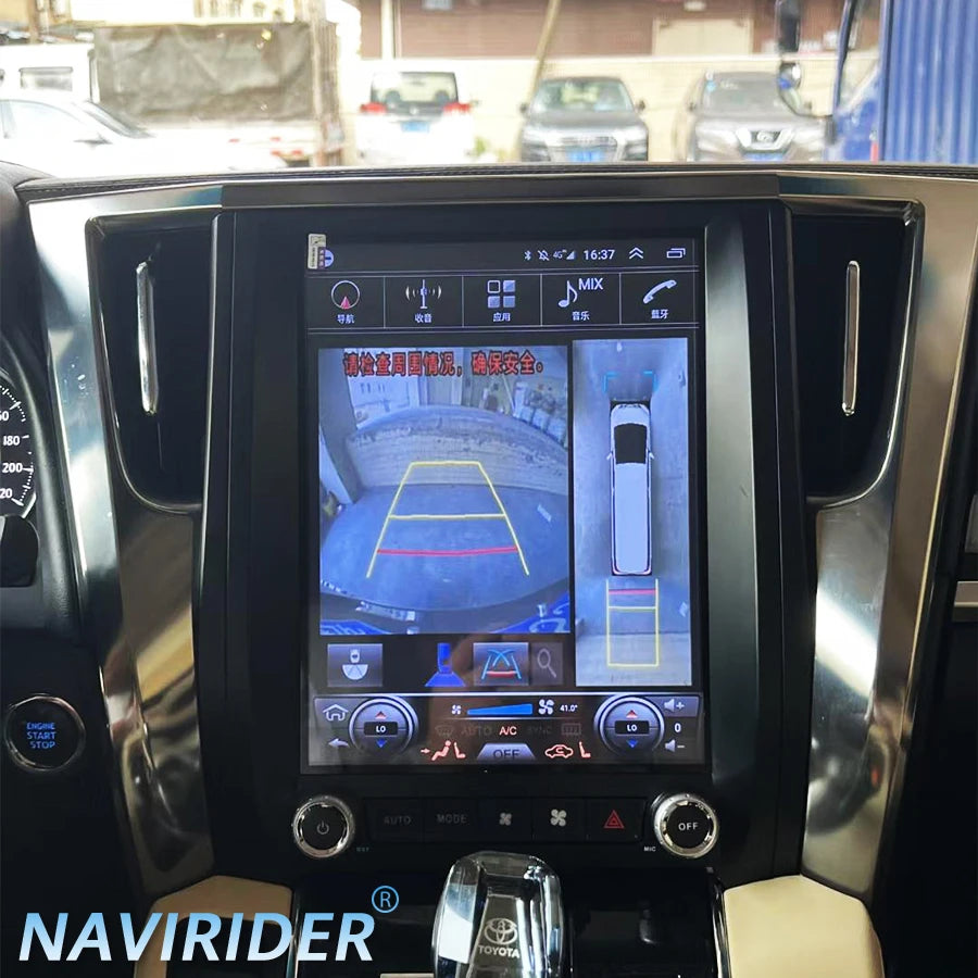 Android 14 Car Radio Auto Multimedia Video Player CarPlay GPS Navigation For Toyota Alphar | AUTOKITSHOP