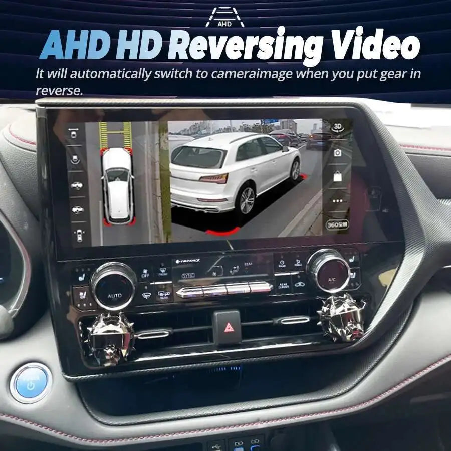 For CROWN KLUGER TOYOTA Highlander 2021 2022 Android 13 Car Radio Multimedia Player 2 Din