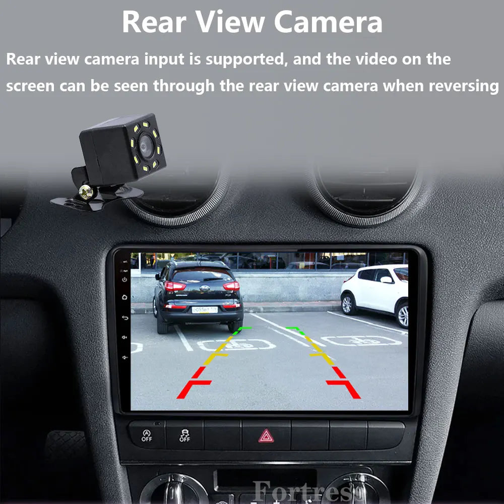 Android 16 Carplay Auto Car Radio For Audi A3 8P 2003-2013 2din Multimedia Player GPS Navi