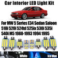 18-Piece LED Interior Light Kit for BMW E34 M5 1988-1995 - Canbus Error-Free Interior Bulbs