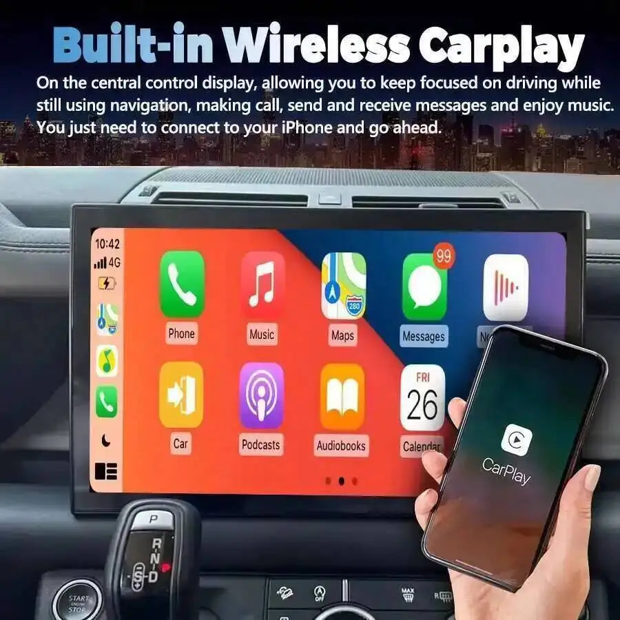 For Land Rover Defender 2018-2024 Car Radio 13inch Android 15 Touch Screen GPS Navigation  | AUTOKITSHOP