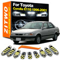 ZITWO 9Pcs LED Interior Map Reading Light Kit For Toyota Corolla AE110 E110 E11  for Toyota Corolla E110 E11 - Canbus LE