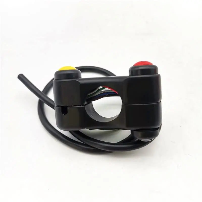12v Aluminum Motorcycle 7/8" 22mm Handlebar Switches Headlight Brake Fog Lights Horn on of