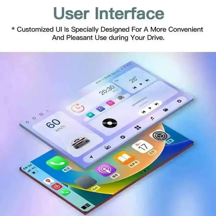 8inch Android 15 Radio Screen CarPlay Stereo Car Multimedia Video Player GPS For Porsche C