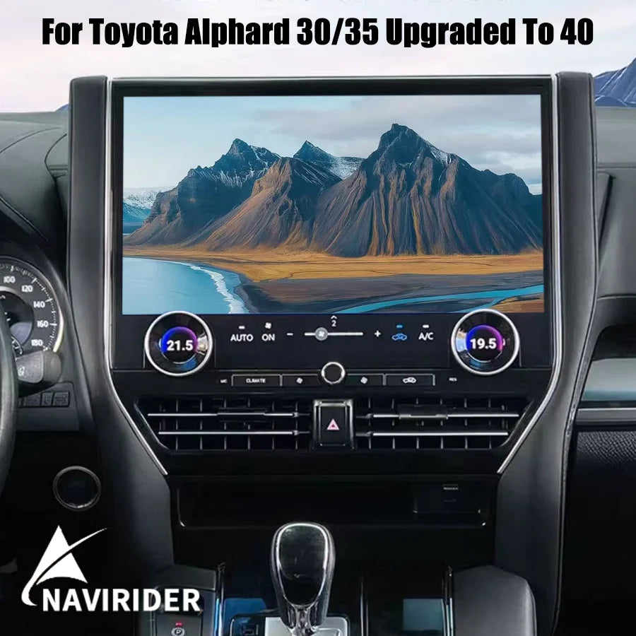 RHD LHD 16.8inch Android Car Radio For Toyota Alphard 30 2015-2023 A30 Upgraded To 40 Ster | AUTOKITSHOP