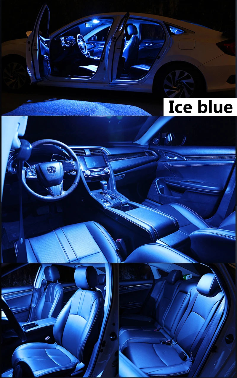 ZITWO 7Pcs LED Interior Dome Map Light Kit For Seat Mii 2011 2012 - 2015 2016 2017 2018 2019 2020 Trunk Lamp Bulb Canbus