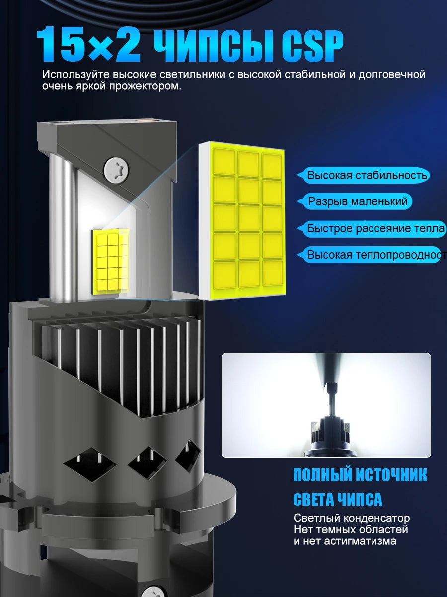 XSTORM D2S LED Car Headlights D1S D3S LED Lights Bulb D1R D2R D3R Car Headlight NO ERROR C