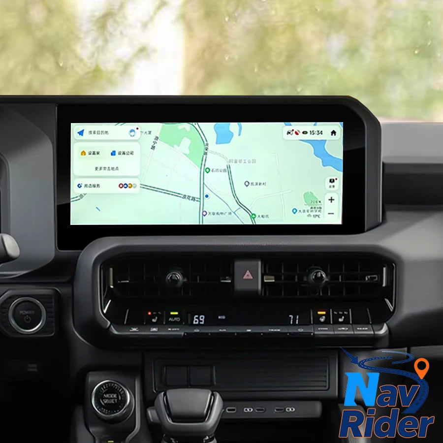 For Toyota Prado LC250 2024 12.3inch Screen Android Stereo Car GPS Wireless Carplay Naviga