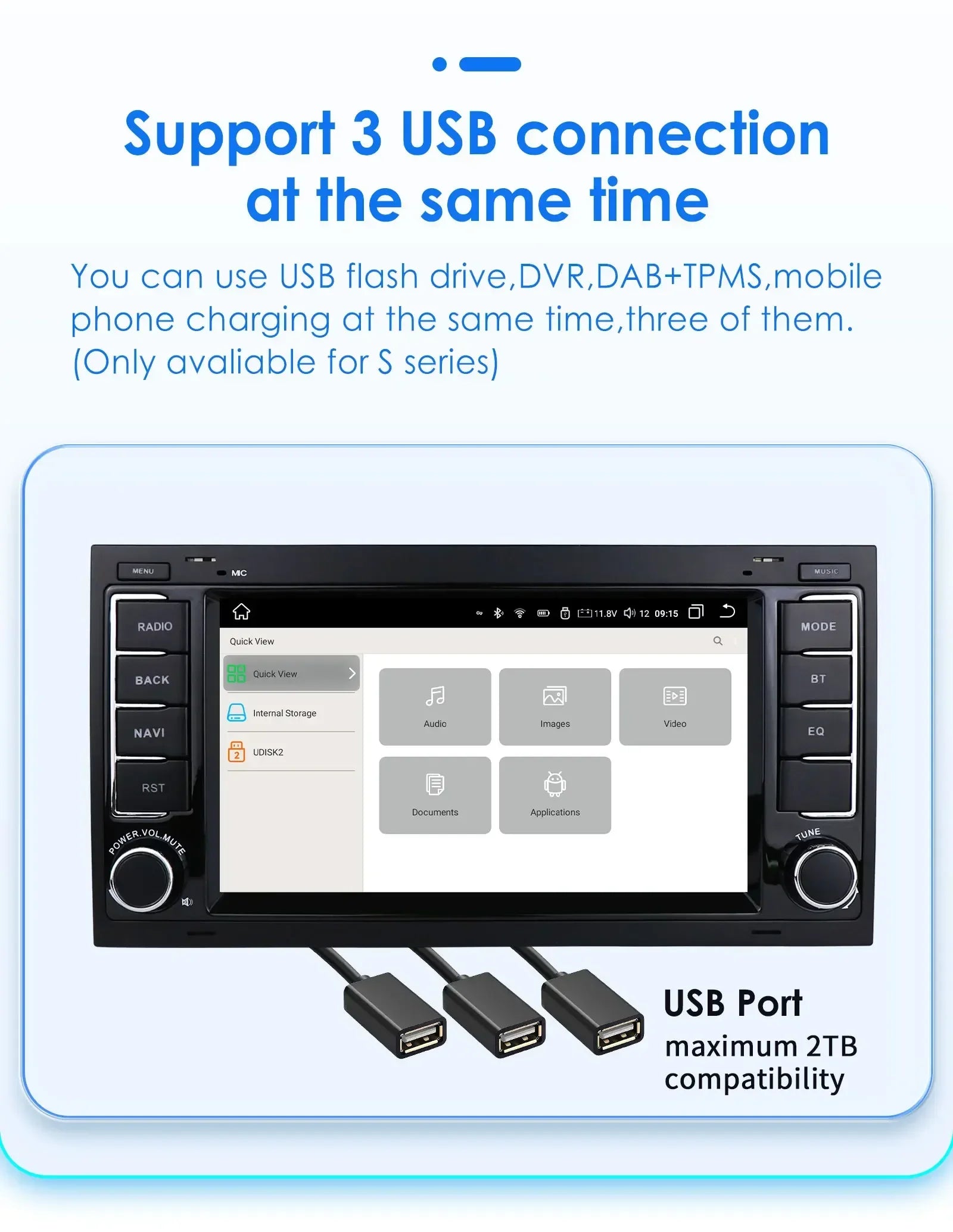 2 din Carplay Android Auto Radio for Volkswagen VW Touareg Multivan T5 Transporte 2004-201