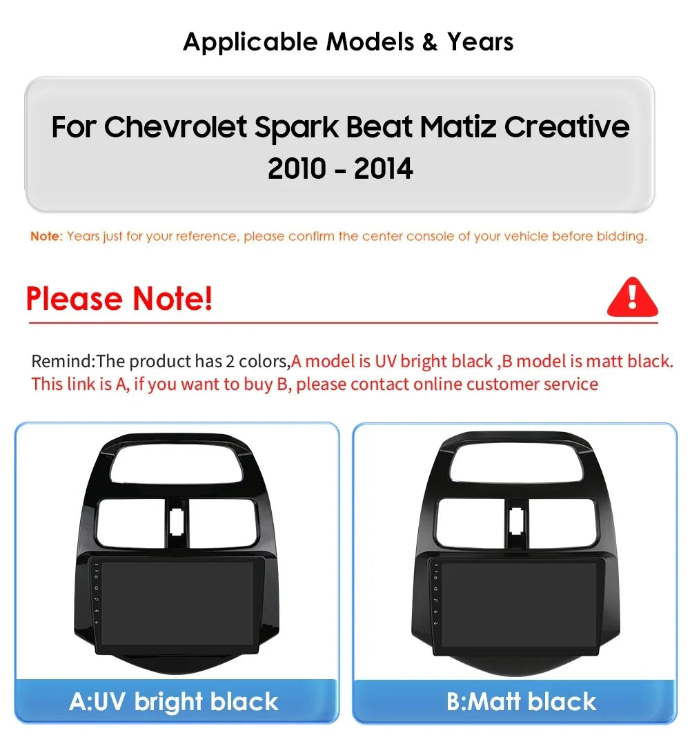 Carplay Android Auto Car Radio for Chevrolet Spark Beat Matiz Creative M300 Car Intelligen