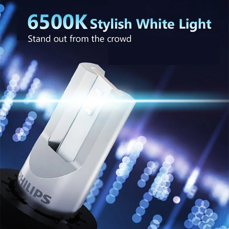 Philips LED H7 Headlight 12V/24V 4200K 5700K 6000K 6500K Bright White Auto Headlight LED L
