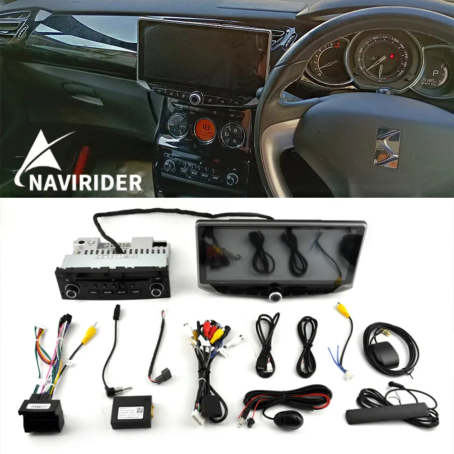 10.88" Qled Screen Android 15 Carplay Car Radio For Citroen C3 DS3 C5 2009-2017 Stereo GPS | AUTOKITSHOP