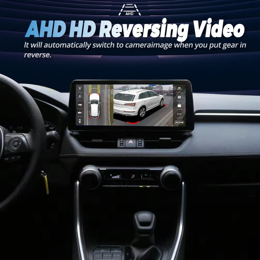 NaviRider 12.3 Inch Android 14 Screen For Toyota RAV4 Prime XSE 2021 2022 Car Multimedia V