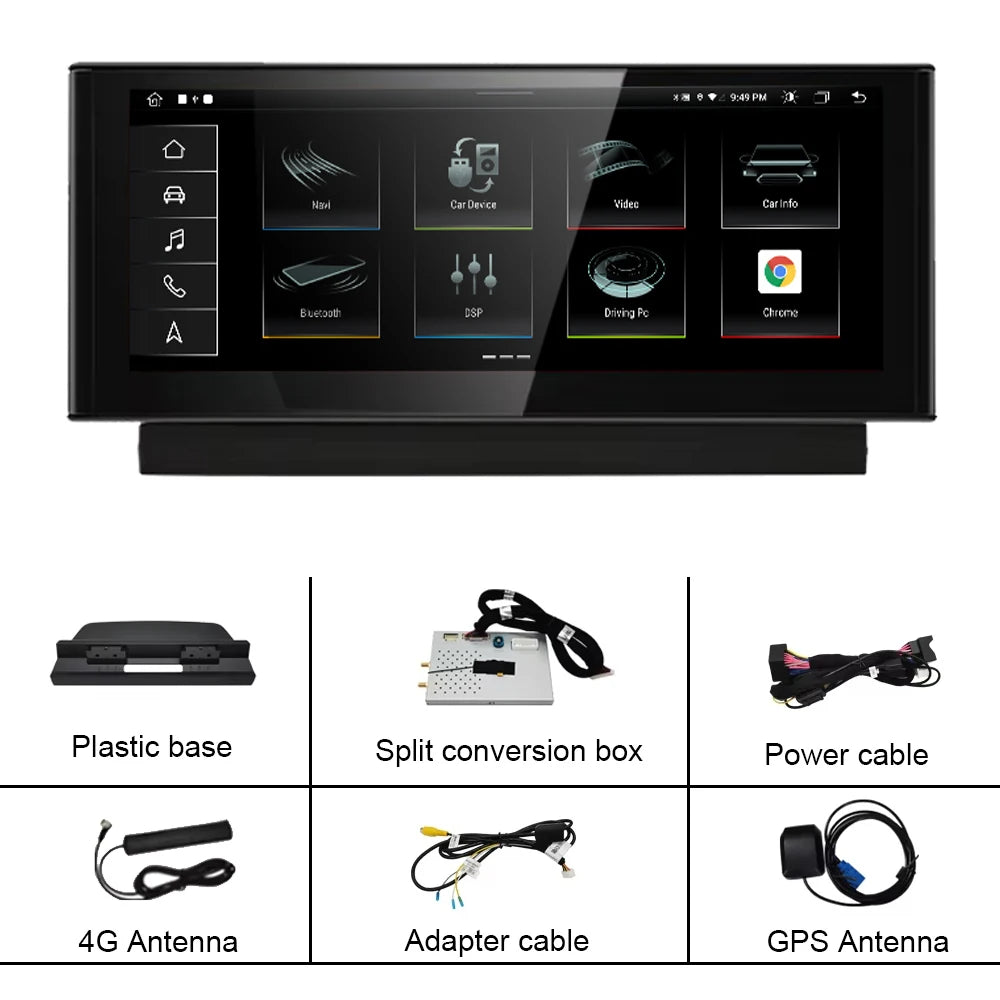 Android 14 Radio For Audi Q2 2018 2019 2020 - 2021 Car Multimedia Player Navigation GPS St