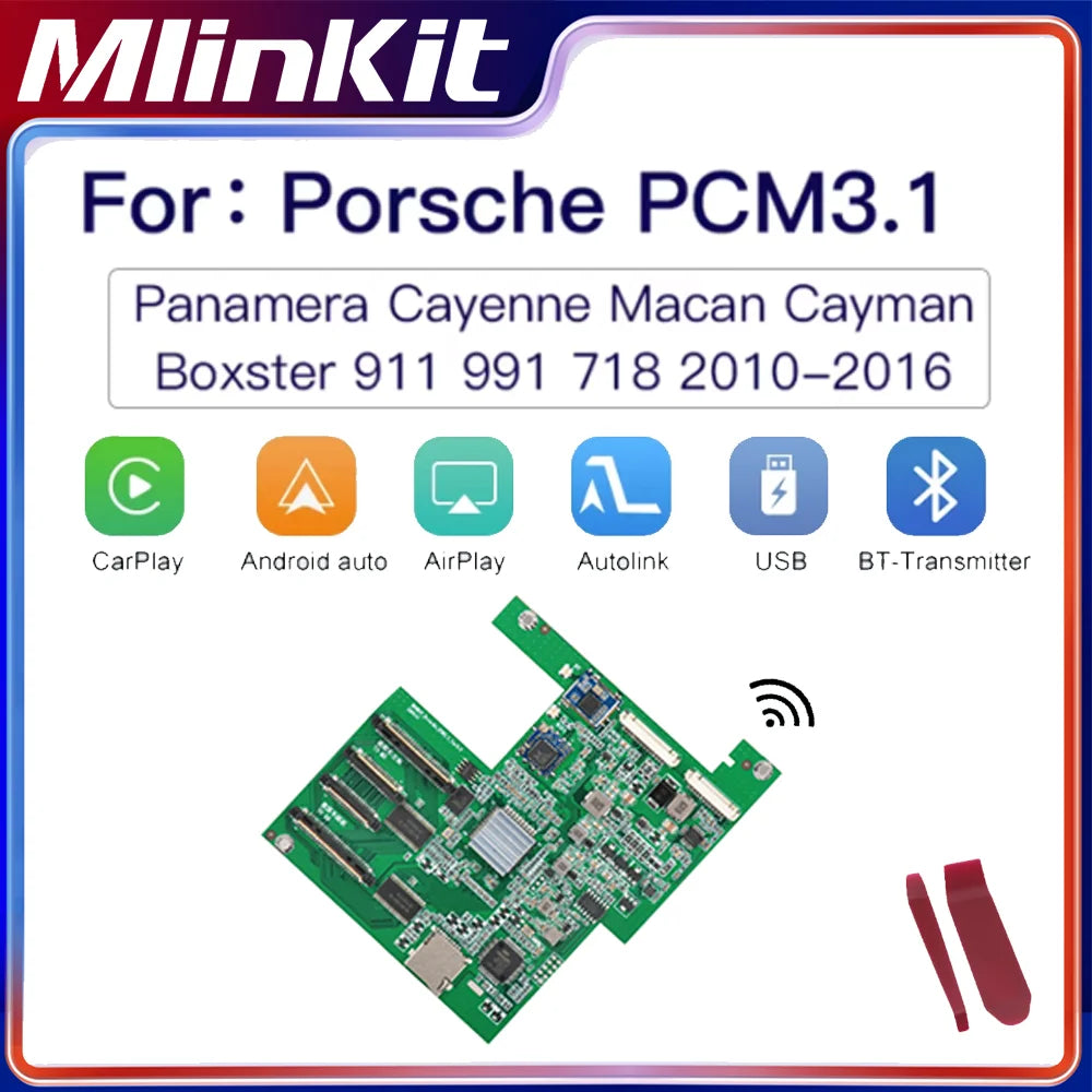 MLinkit Wireless Carplay Module For Porsche PCM3.1 Cayenne Macan Cayman Panamera Boxster 9