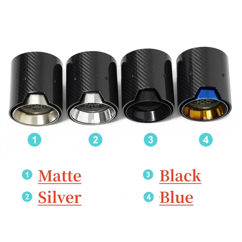 2pcs Car Exhaust Tip For BMW 2 Series F22 F23 M235i M240i F20 F21 M135i M140i F3 for BMW F23 F22 F21 - Automotive LED Li