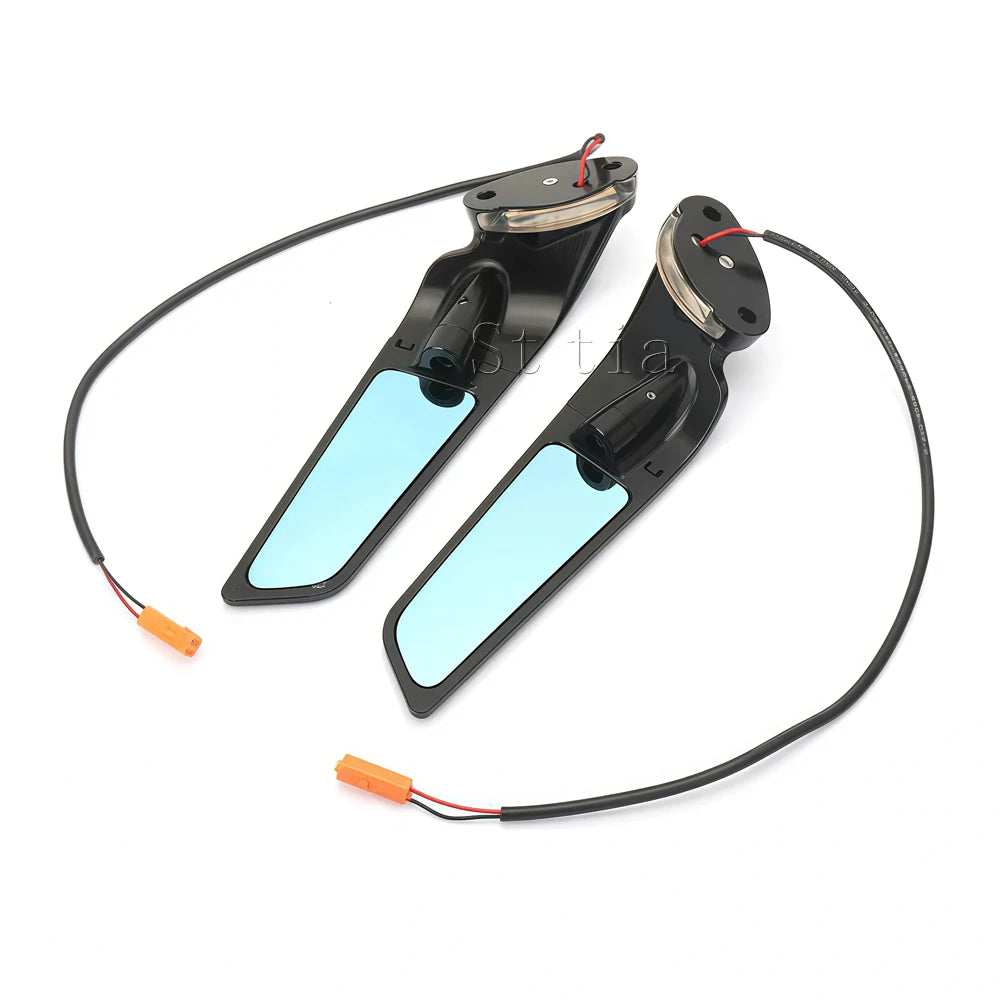 For Kawasaki Ninja 1000 ZX-10RR ZX 10RR ZX-10R ZX10R 2017-2026 Motorcycles Wind Wing Adjustable  - Automotive LED Light