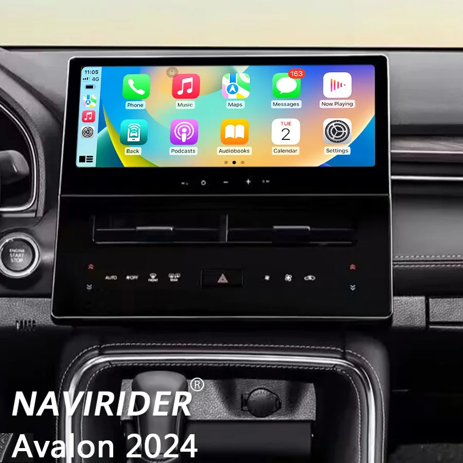 Navigation Monitor Android For Toyota Avalon 2024 2025 Car Stereo Radio Auto 12.3" Multime
