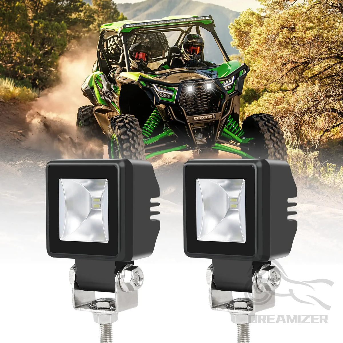 12V 24V Auto Led Spotlight Off-road Fog Cube Lamp Vehicle Driving Auxiliary Work Light LED Worki - Canbus LED Car Light