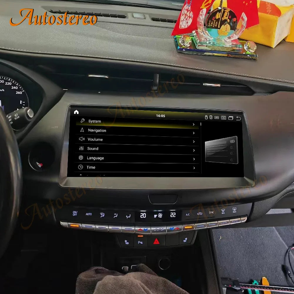 4G LET Android 13 For Cadillac XT4 Wireless Carplay Car GPS Navigation Head Unit Multimedi