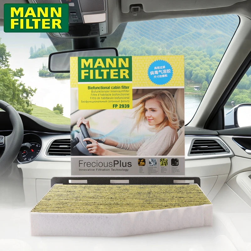 MANN FILTER FP2939 Cabin Filter For Volkswagen CC (357) Jetta Passat B6 (3C2/3C5) Sharan T