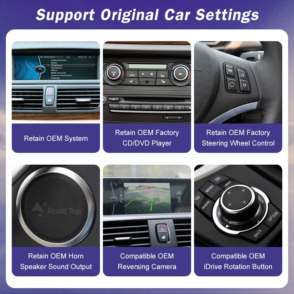 Road Top Linux Car Multimedia Touch Screen Radio For BMW X1 E84 2009-2015 Head Unit Suppor | AUTOKITSHOP