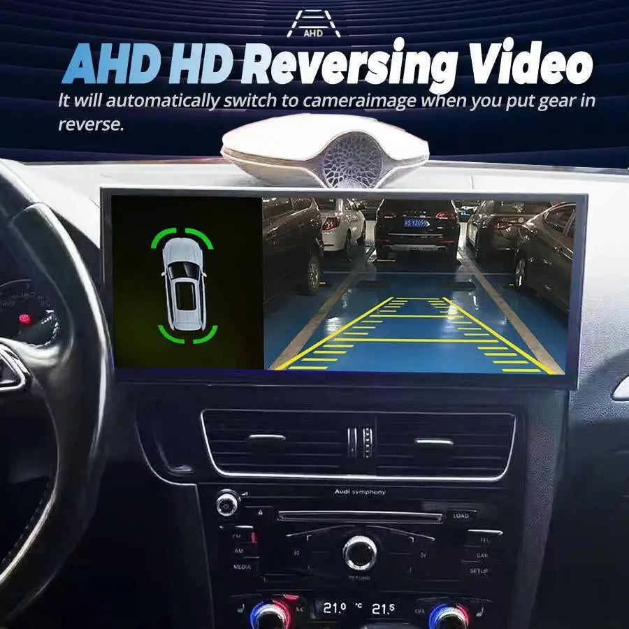 DSP Stereo Auto QLED Screen CarPlay Navi For AUDI Q5 Navirider Android 15 New 15.8Inch GPS