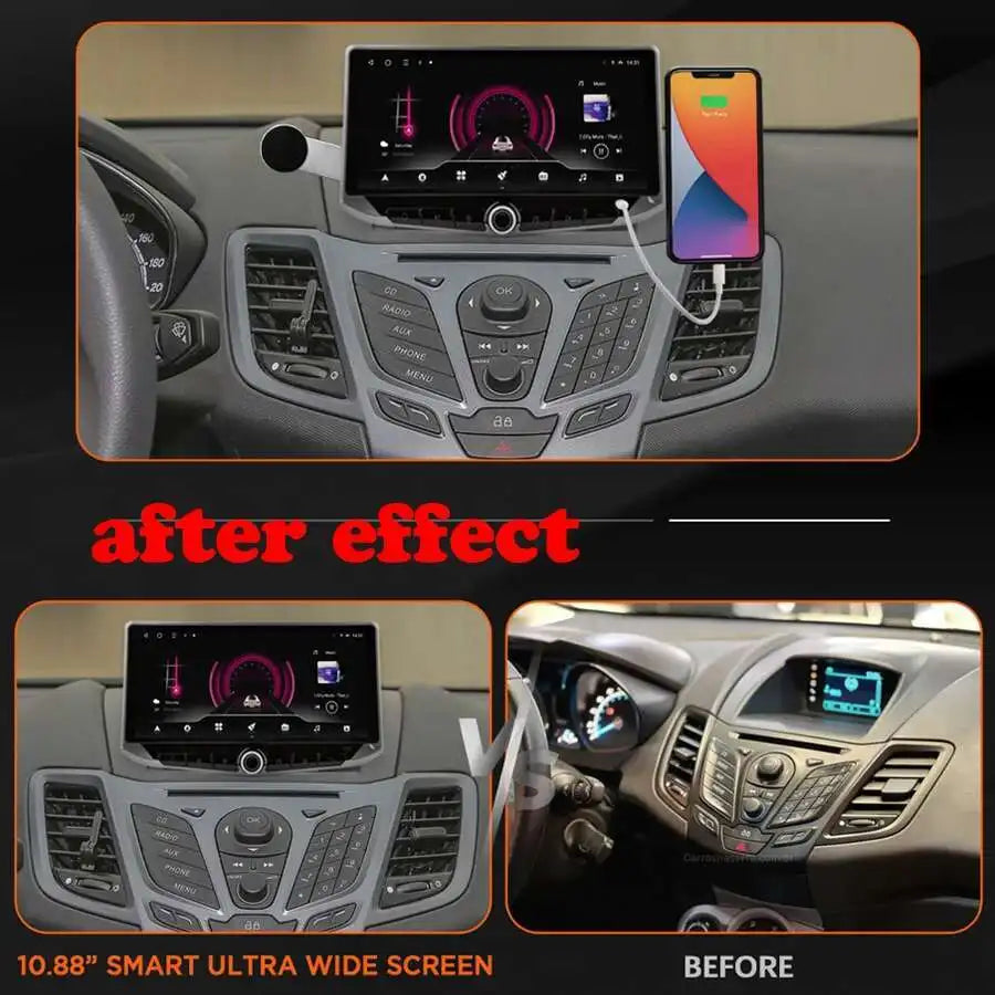 For Ford Transit Connect Tourneo 2018 Auto Multimedia Player GPS DSP Navigation 4G WiFi St