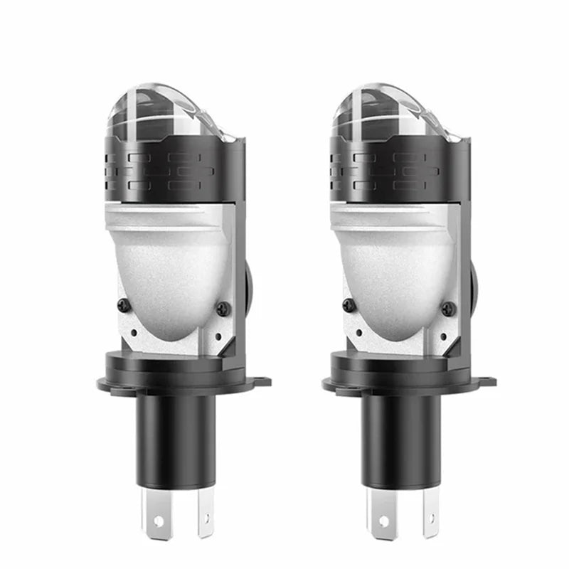 1/2PCS Projector H4 Lens LED Car Headlight Bulbs High/Low Beam High Power 300W High/Low Be