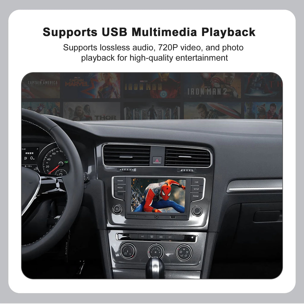 Wireless Carplay Android Auto Module Box for VW Volkswagen Skoda Octavia A5 Golf 7 Polo Pa