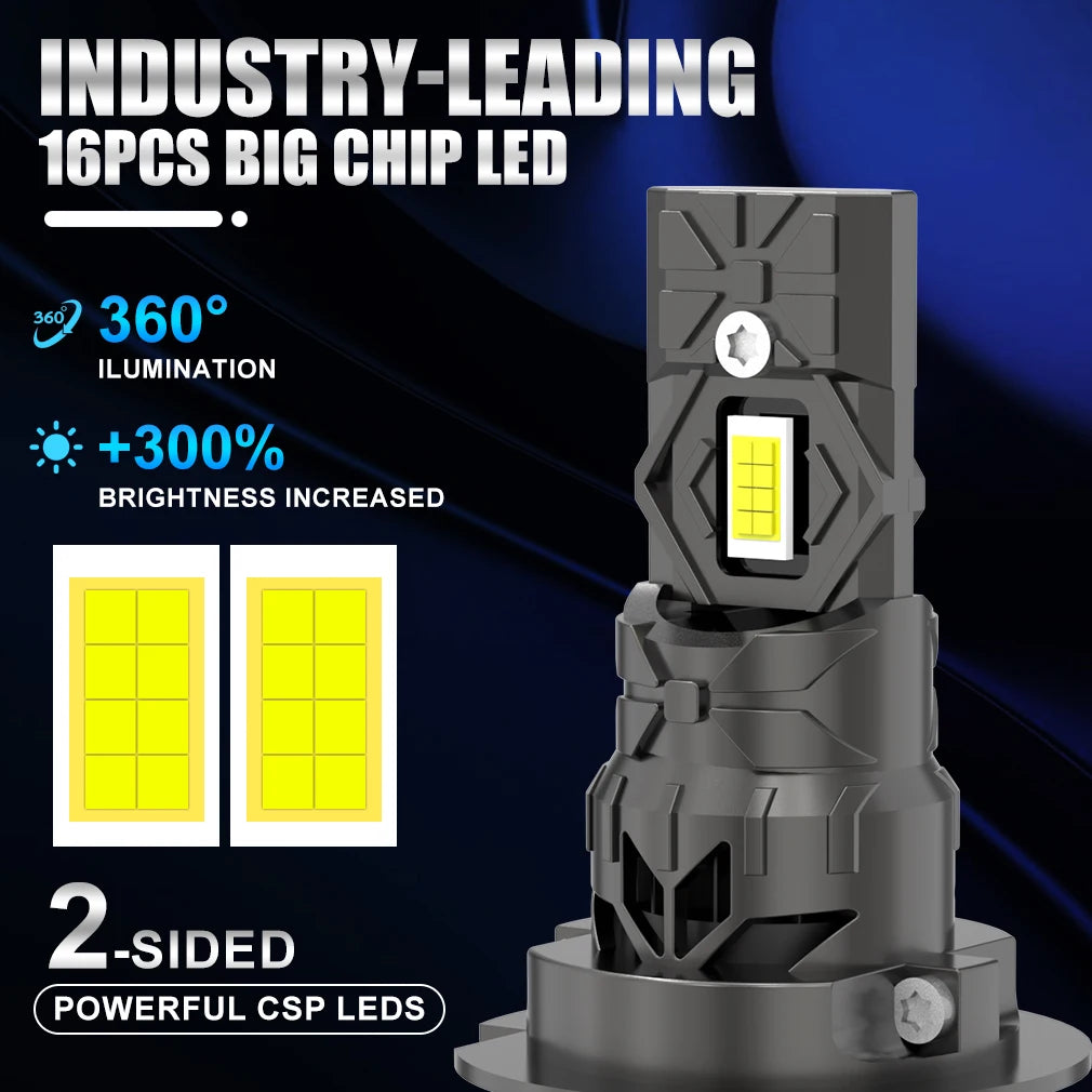 XSTORM H7 LED Light Canbus 100W 22000LM LED H7 Headlight Car 3570 CSP Turbo Lights 12V Aut