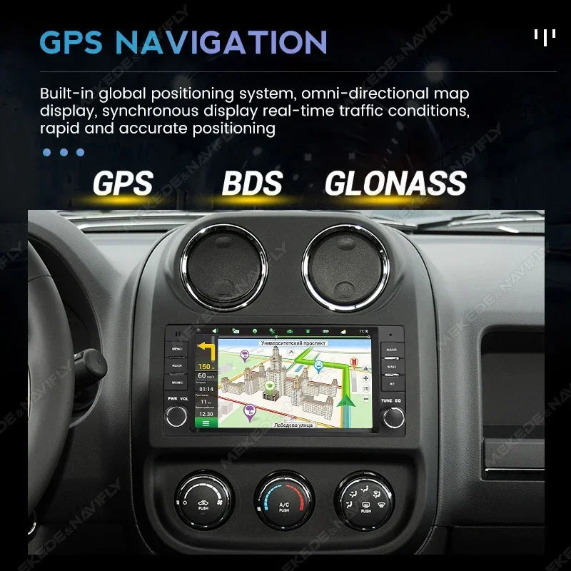 Android 13 Carplay Car Radio for Jeep Grand Cherokee Liberty Wrangler Chrysler Dodge Navig | AUTOKITSHOP