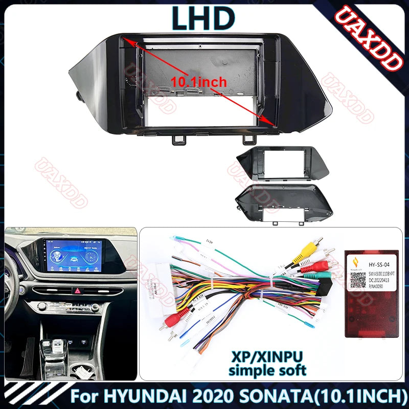 For HYUNDAI 2020 SONATA 10.1INCH UV Car Radio Android Stereo Audio Screen Multimedia Video