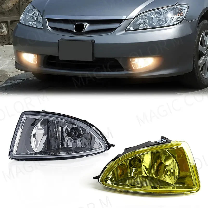 For Honda Civic 2004 2005 Fog Light Lamp Daytime Running Headlight Halogen Front Bumper Au | AUTOKITSHOP