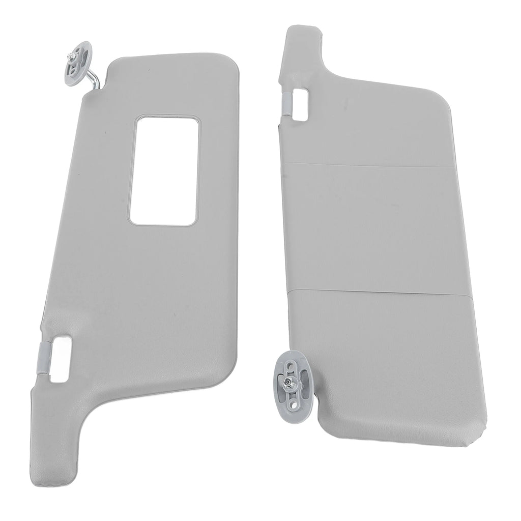 2Pcs Gray Car Sun Visor Left and Right Driver Side Sunlight Blocking Sunvisor Assy for 1996 to 2 - Automotive LED Light