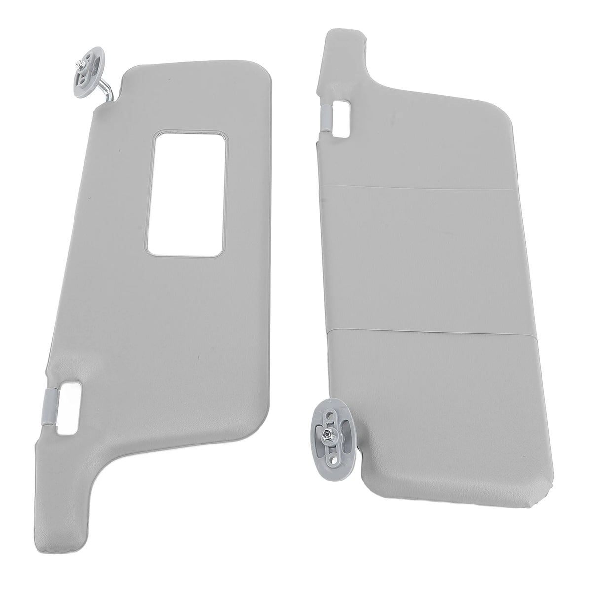 2Pcs Gray Car Sun Visor Left and Right Driver Side Sunlight Blocking Sunvisor Assy for 1996 to 2 - Automotive LED Light