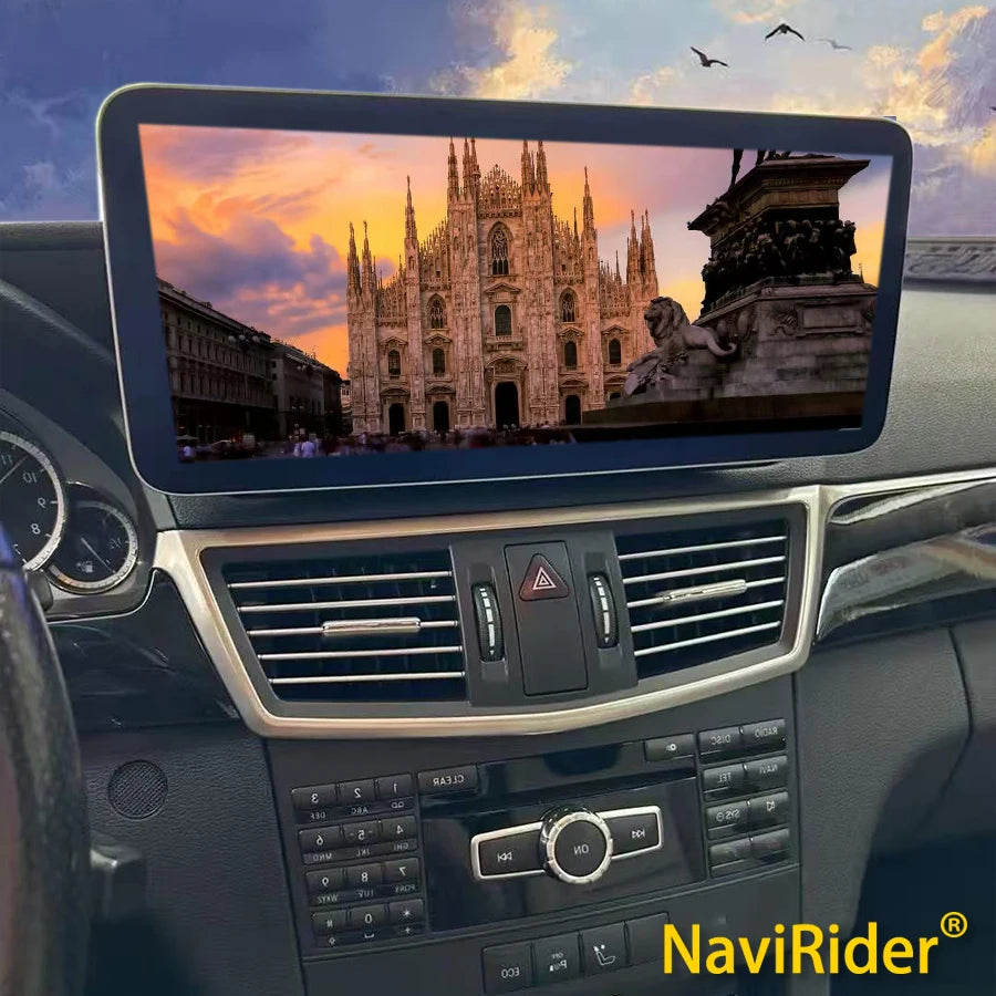 12.8" Android 15 Touch Screen For Benz E Class W207 w212 2010-2013 Stereo Radio GPS Naviga