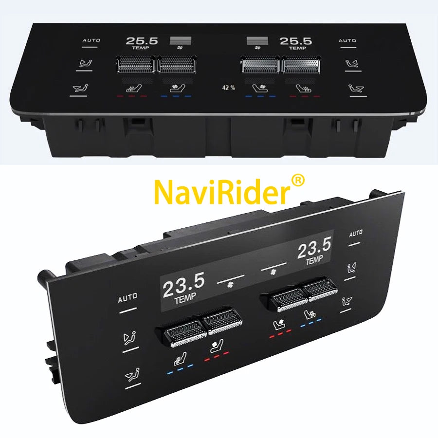 LCD Climate Control Panel For Porsche Cayenne 2024 For Rear Seats Air Conditioning Panel,