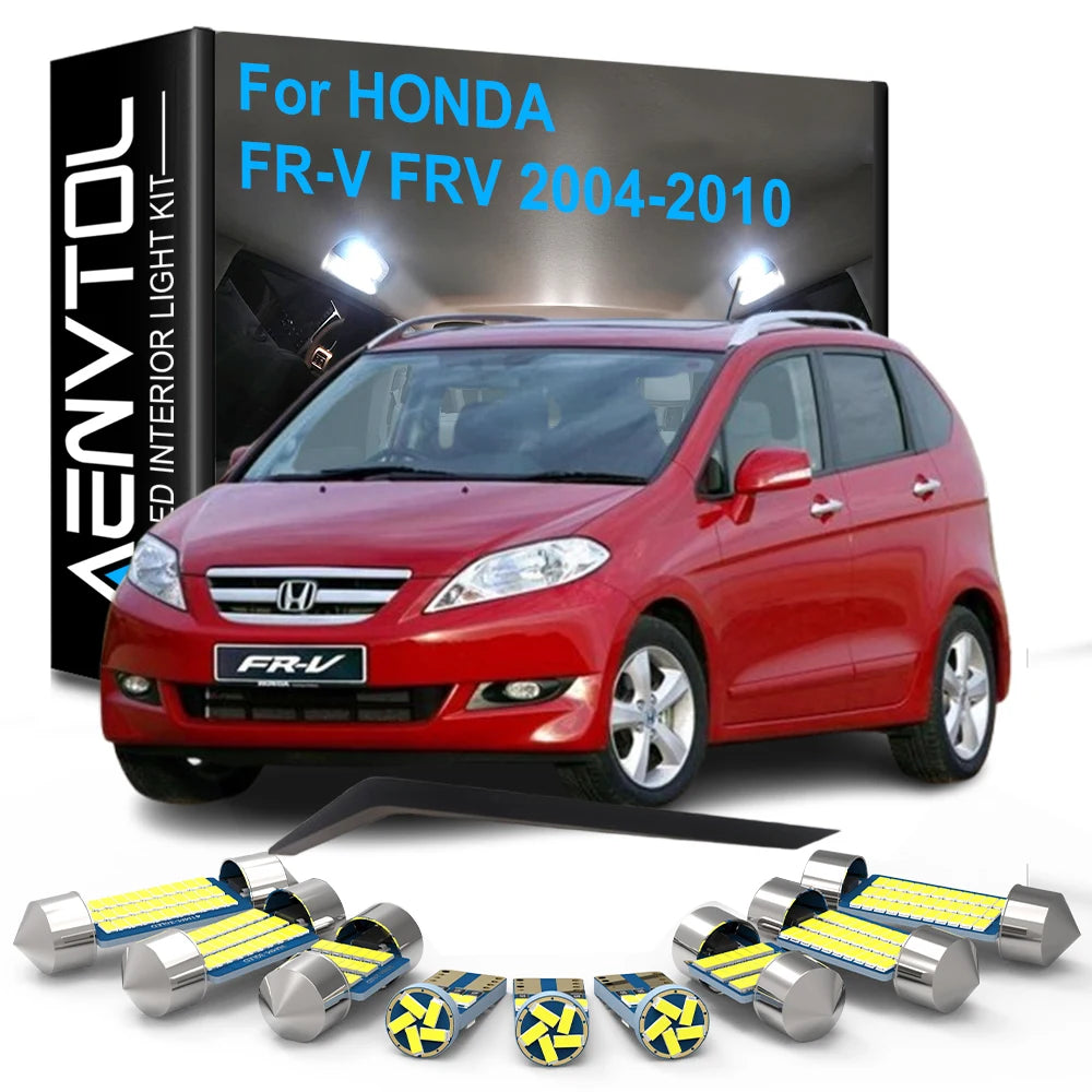 10-Piece LED Interior Light Kit for Honda FR-V - Canbus Error-Free Bulbs | AUTOKITSHOP