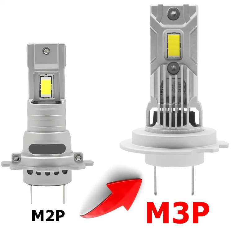 80W M3P H7 LED Headlight Bulb Mini Wireless 6000K CSP for Car Headlamp Auto Diode Lamps H7