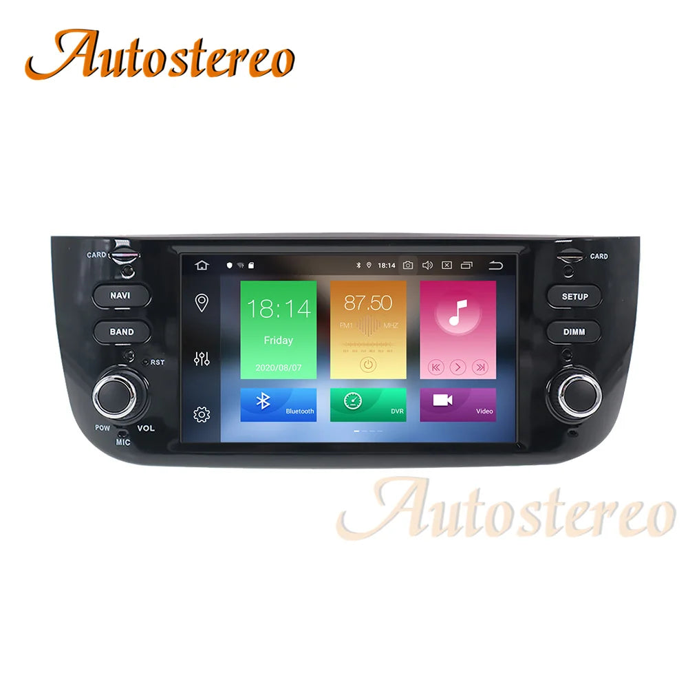 Carplay For Fiat/Linea/Punto EVO 2009-2016 Android 13 Car DVD Player GPS Navigation Stereo