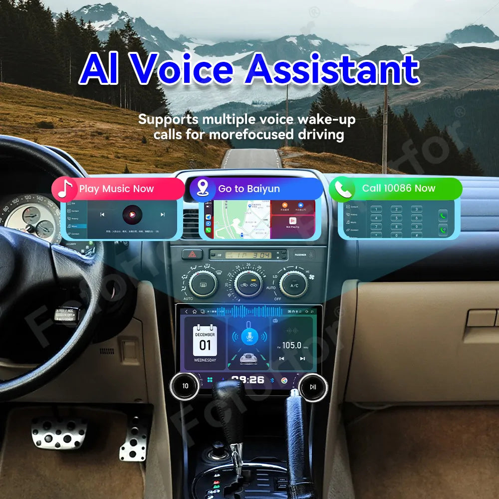 Elite 11.5 Inch Android 15 Wireless CarPlay Upgraded HD Screen GPS Navigation Multimedia C