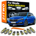 ZITWO 11Pcs Canbus LED Bulb Interior Dome Reading Map Trunk Light Kit For Skoda Scala 2019 2020  - Canbus LED Car Light