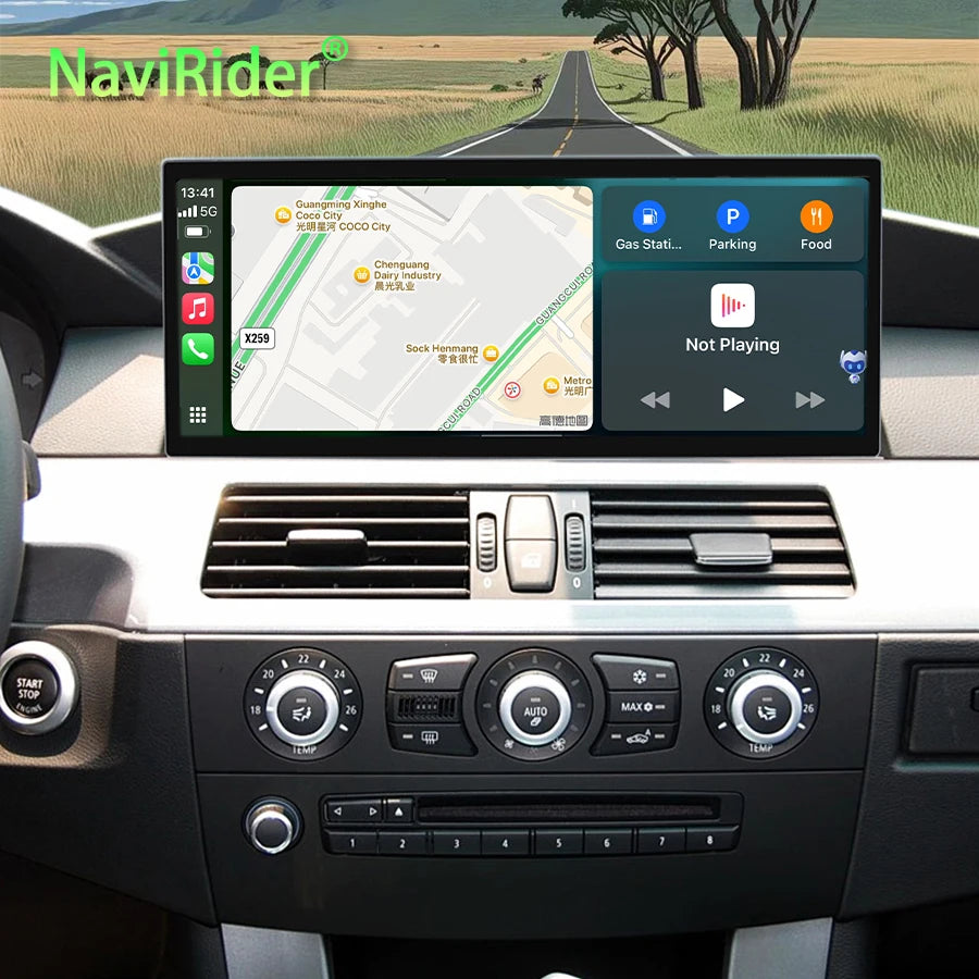 15.8inch For BMW 5 Series E60 E61 E63 E64 Android 15 Touch Screen Car Radio Carplay Naviga