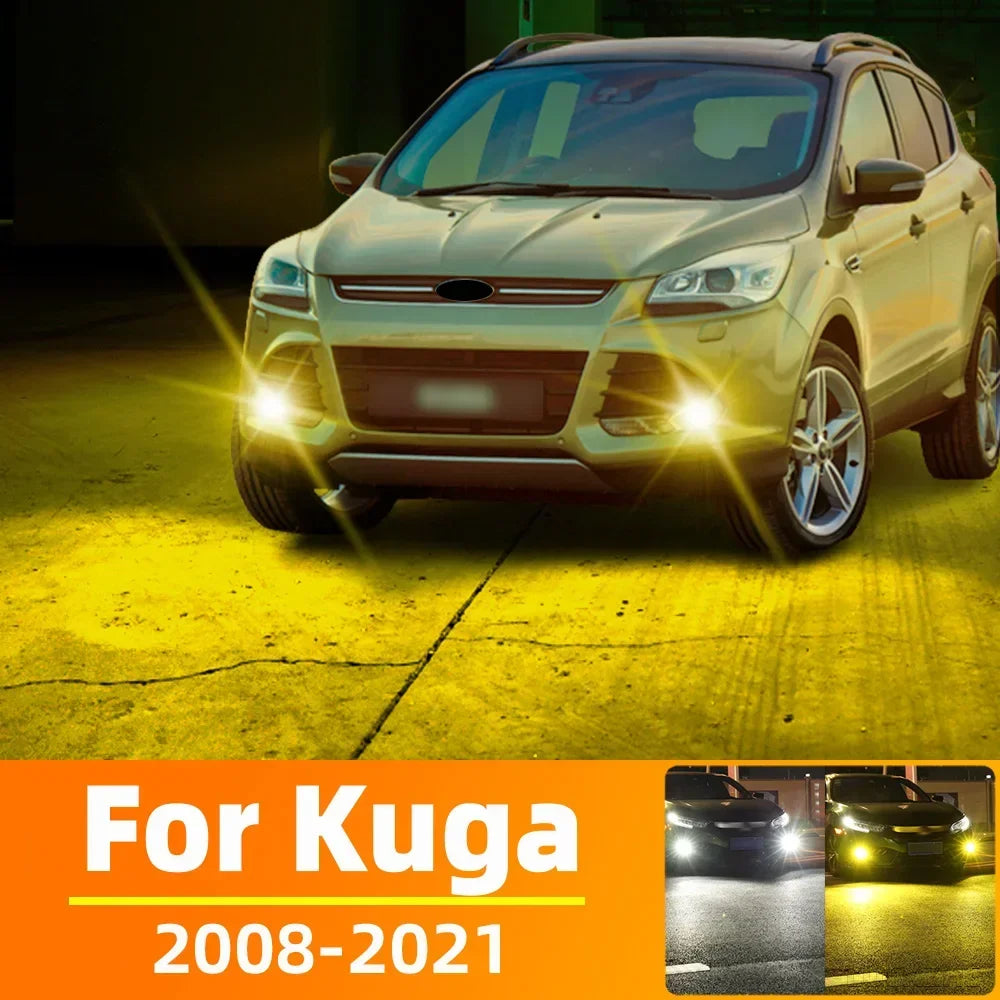 2-Piece LED Interior Light Kit for Ford Kuga 1 2 3 Accessories - Canbus Error-Free Bulbs | AUTOKITSHOP